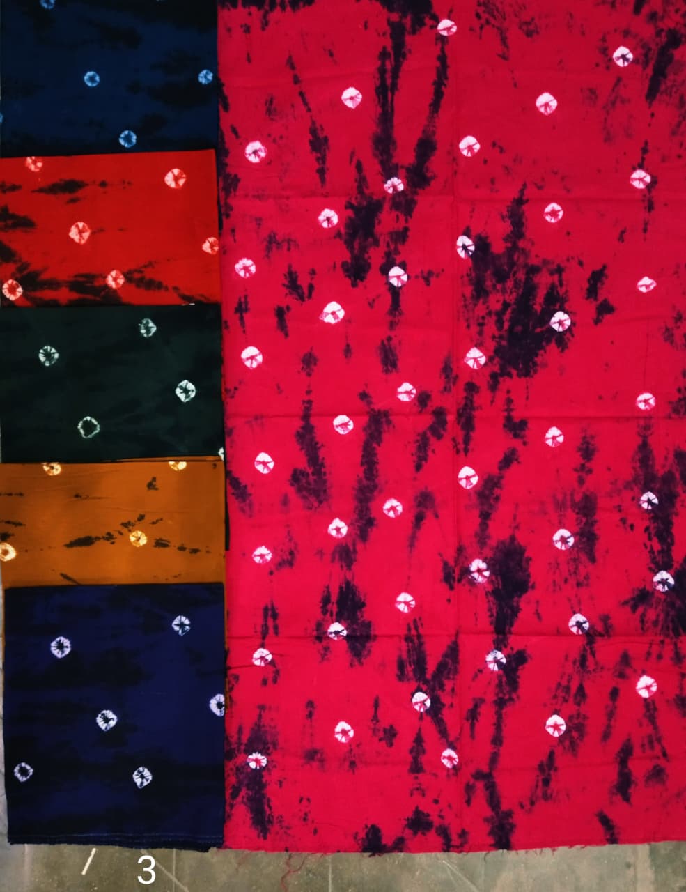 Cotton Bandhej Nighty Fabric — Wholesale Lot - Image 6