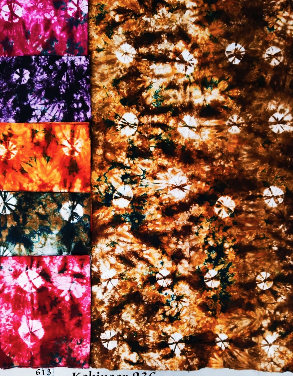 Cotton Bandhej Nighty Fabric — Wholesale Lot - Image 7