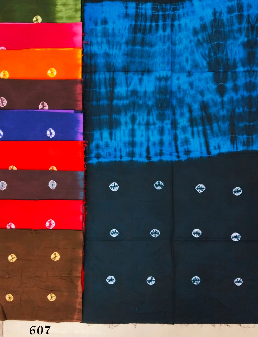 Cotton Bandhej Nighty Fabric — Wholesale Lot - Image 12