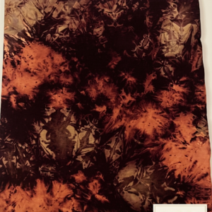 Maroon Copper Bandhej Shibori Cotton Nighty Fabric 3 Meter | 36 Inch | 300 GSM | Autoloom | StyleByHeena | SBH-005