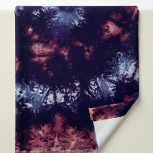 Purple Lavender Bandhej Shibori Tie-Dye Cotton Nighty Fabric 3 Meter | 36 Inch | 300 GSM | Autoloom | StyleByHeena | SBH-003