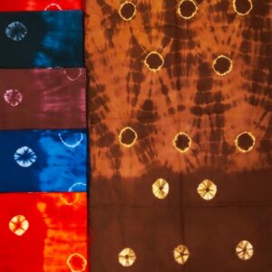 Diamond Bandhej Cotton Nighty Fabric 320 GSM Autoloom – Wholesale (3 m piece)